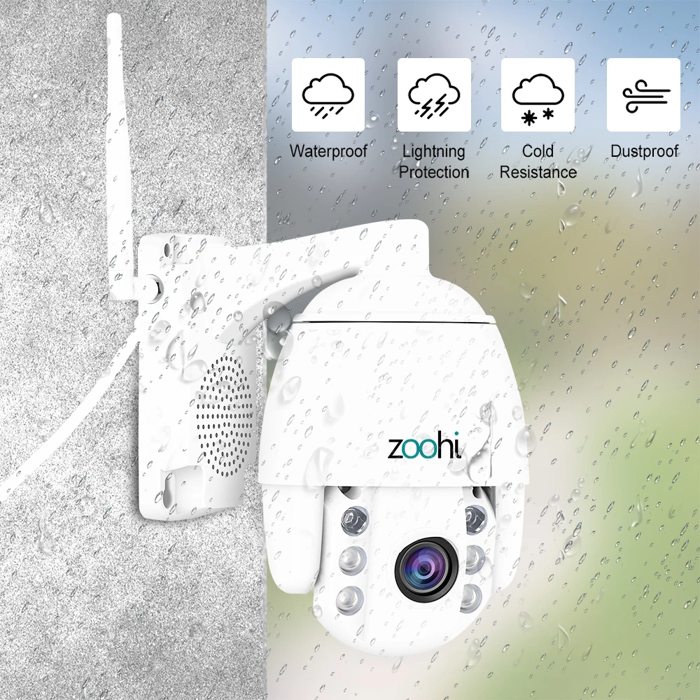 Wifi камера наружная PTZ IP камера 1080p скорость купольная CCTV беспроводная камера безопасности s 2MP IR двухсторонняя аудио домашняя камера наблюдения s