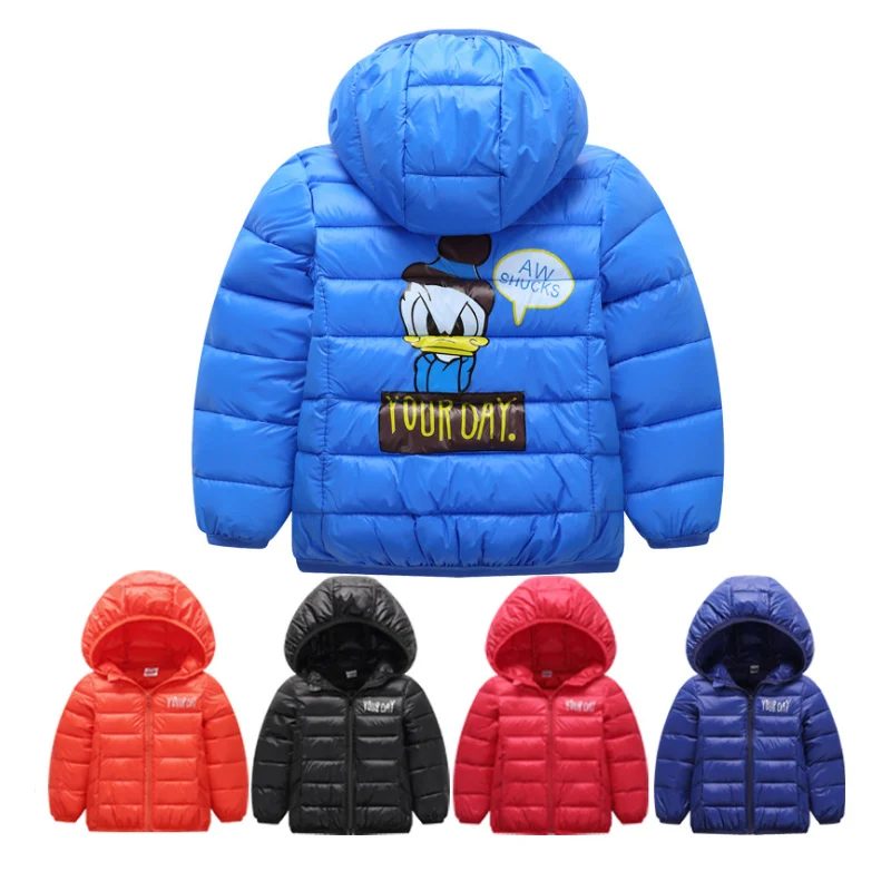 Новинка; легкий Детский пуховик; зимняя детская одежда; короткое пальто для мальчиков и женщин; хлопковая куртка
