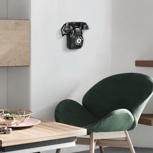Retro Fali Telefon Medál Étterem Kreatív Dekoráció Bár Kávézó Fal - Image 4