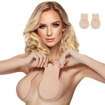 

Sexy 1 Pair Women's Bra Lift Up Invisible Bra Tape Silicone Nipple Cover Bra Pad Breast Tape Silicone Strapless Bras For Womens