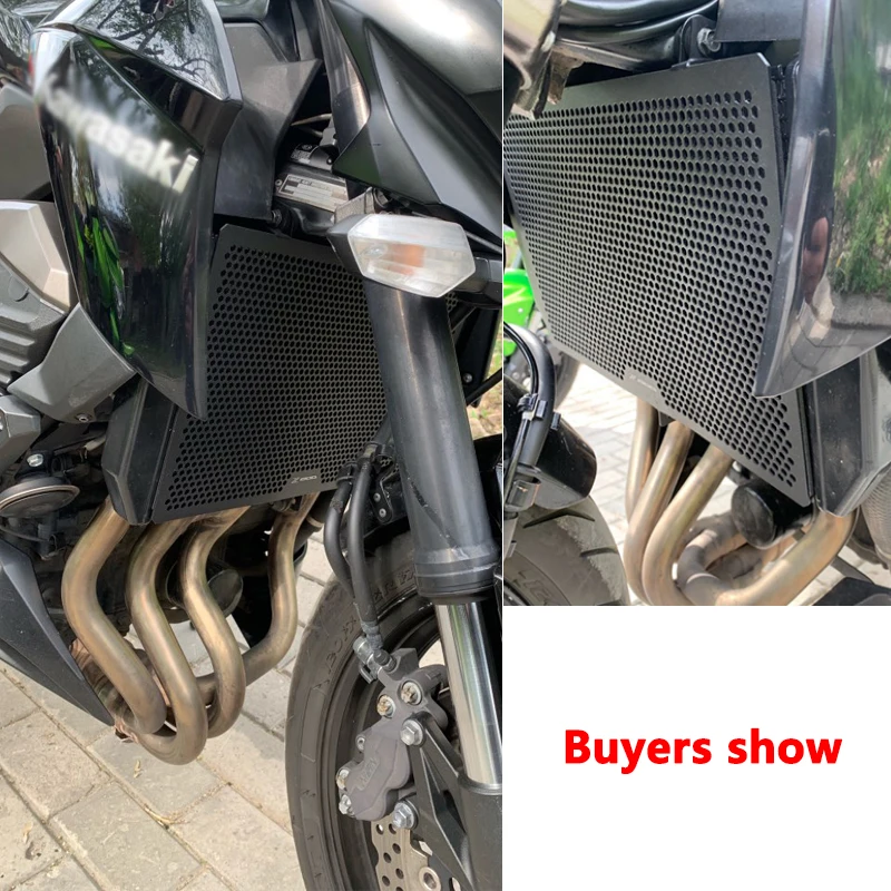 Motorcycle Radiator Guard Grille Oil Cooler Cover For KAWASAKI Z750 Z800 Z1000 Z1000SX NINJA 1000 2007 2008 2009 2010-2016 (2)