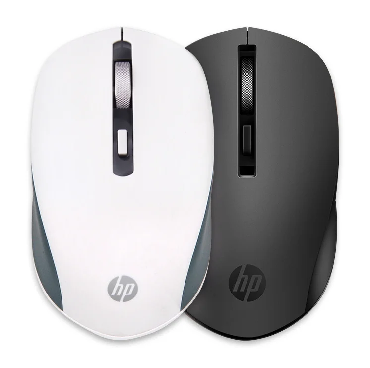 Бесшумная оптическая беспроводная мышь HP S1000 Plus 2 4 ГГц 1600DPI бесшумная для ноутбука