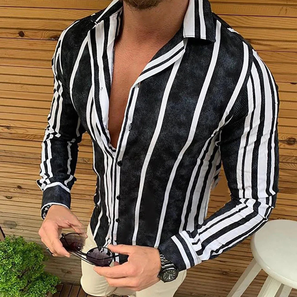 Рубашка camisa masculina мужская рубашка мужские рубашки chemise homme уличная camisa Модная Повседневная рубашка с длинными рукавами Z4
