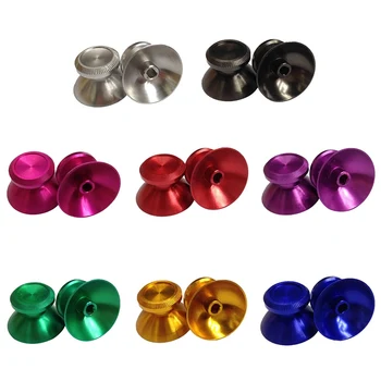 

8 Colors 1pcs One Piece Metal Analog Thumb Grips Thumbstick Cap Thumb Stick Joystick Cap Button Cover For Xbox 360 Controller