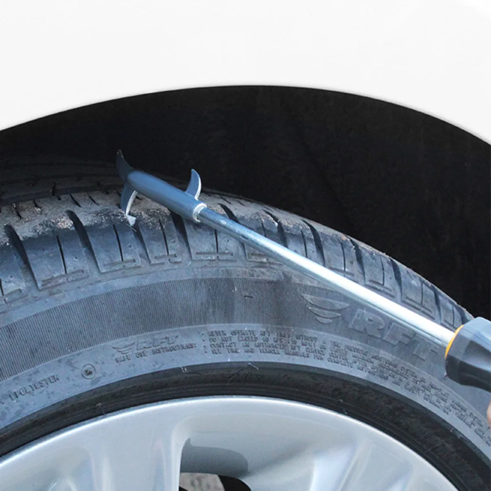 

28cm Stainless Steel Car Tire Cleaning Tool Clean Up Tire Problems Reduce Wear Tire Noise Auto Repair Tool Car Accessories
