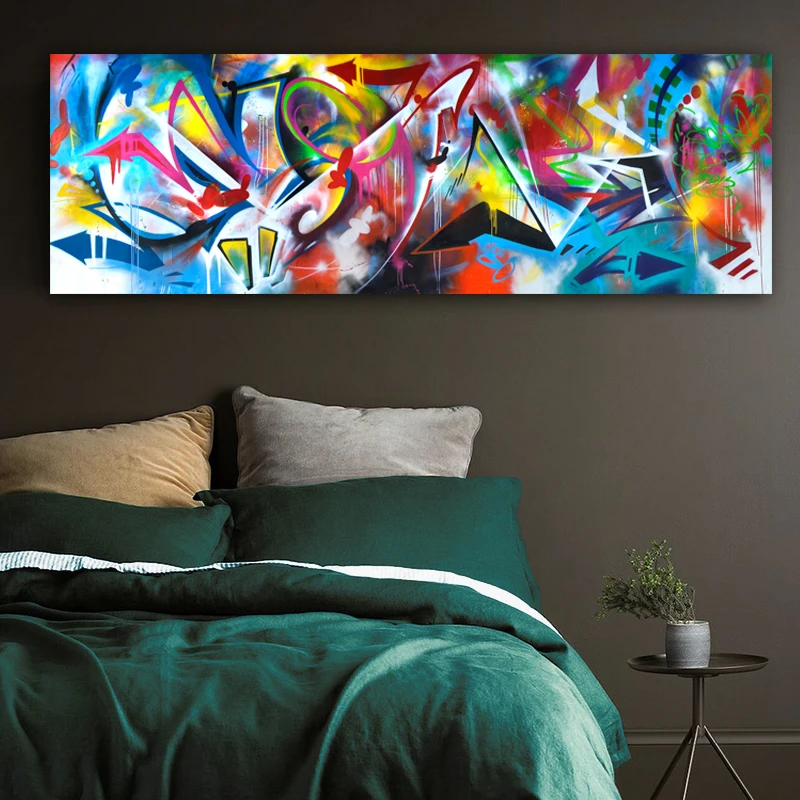 bright color meditterean streets canvas art 5-22-4