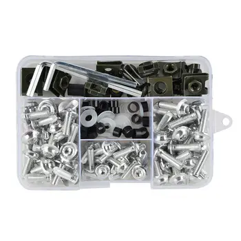 

Motorcycle Fairing Bolt Kit Universal Body Screws Kit Set Pack Aluminum Parts Universal