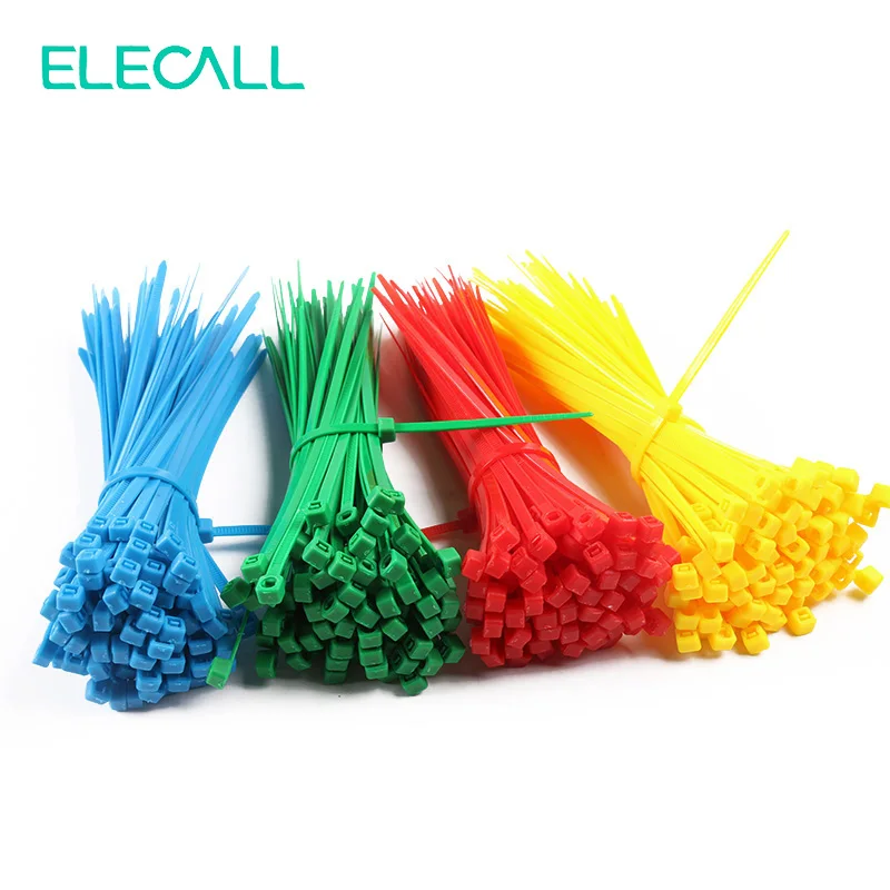 

4*150mm Self-Locking Nylon Cable Ties 100Pcs/Pack Colorful Cable Zip Tie Loop Ties For Wires Tidy And Sort Colours Four Colors