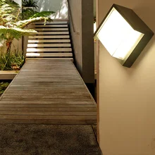 Kenlux 7 Вт светодиодный настенный светильник энергосберегающий квадратный светильник для помещений и улицы водонепроницаемый светильник Современный садовый светильник парк ландшафтный светильник ing