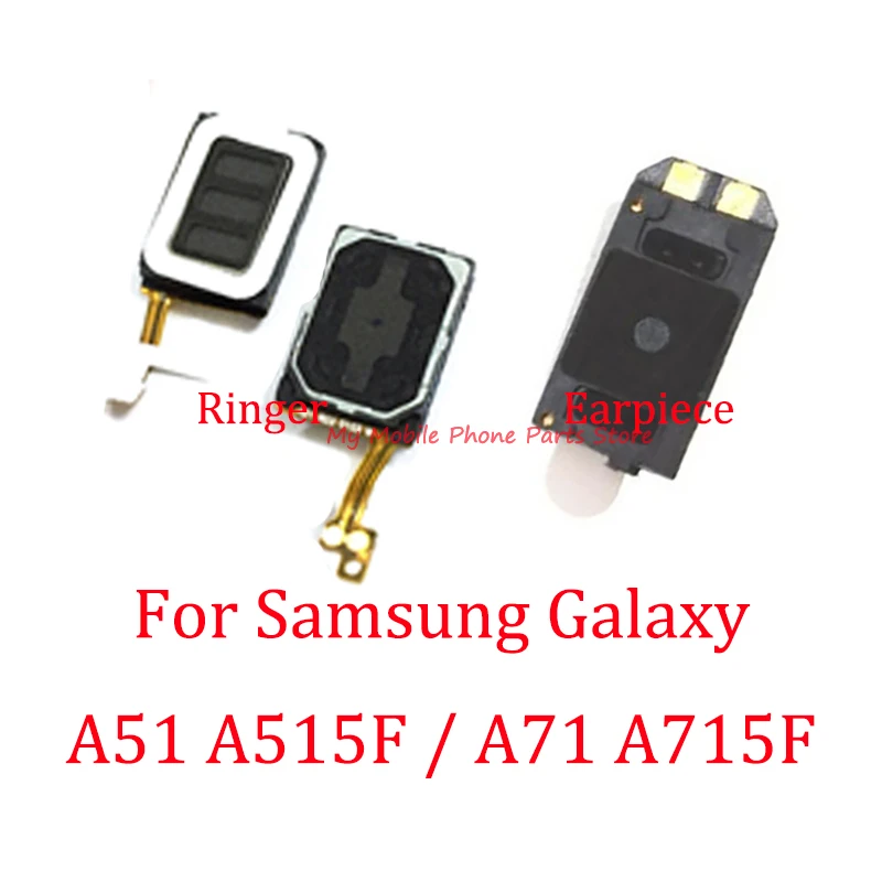 

2PCS Earpiece Loudspeaker Loud Speaker Buzzer Ringer Sound Receiver Flex Cable For Samsung Galaxy A51 A515 A7 A715F Repair Parts