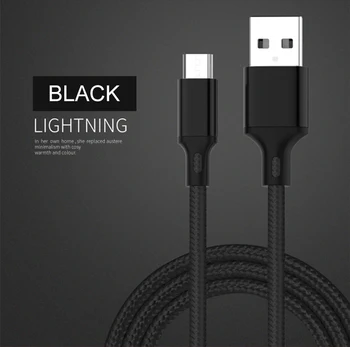 

Fast Mobile Phone Cables Usb Charging Cables Nylon Braid 2.4A Data Micro Cables for Huawei Xiaomi Mobile Phone Android TXTB1