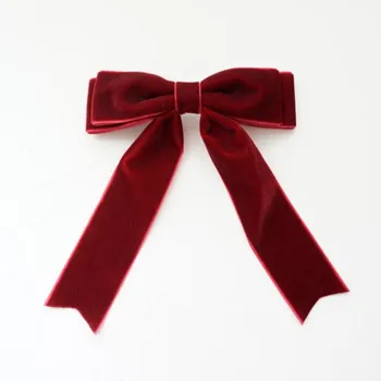 

2pcs Velvet Hair Bow Ties Hairpins Women Elegant Hair Clips Barrettes Bowknot Hairpin Hair Accessories