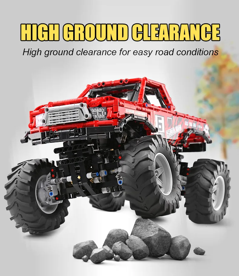 Technic грузовик Toyotas Hilux 4X4 внедорожные модели Vehile строительные блоки совместимы с 29256 Рождественский подарок игрушки