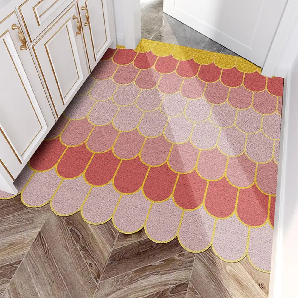 

PVC DoorRug Carpet Bedroom Living Room Bathroom Rug Kitchen Hallway DoorRug Cuttable Entrance Rug Carpet Anti-slip Home DoorRug