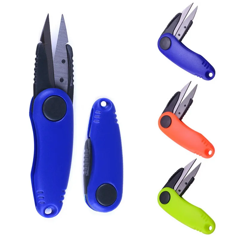 

Outdoor Fishing Quick Knot Tool kit Shrimp-type Fishing Line Cutter Clipper Nipper Hook Sharpener Fly Tying Tool Tackle Gear
