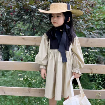 

Mihkalev Pretty Baby Girl 2020 Autumn Dress For Kids Dresses For Girl Ruffles Party Evening Dress Children Clothing vestidos