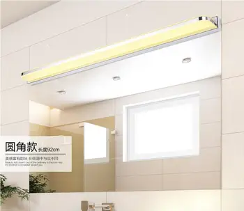 

Bathroom stainless steel mirror headlights led toilet makeup light moisture-proof simple acrylic mirror light