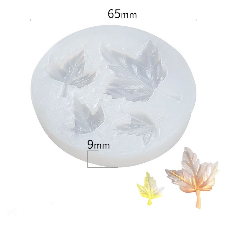 3D Pumpkin Maple Leaf Silicone Mold DIY Candle Clay Resin Plaster Mould Cake Baking Utensils Baking Tools