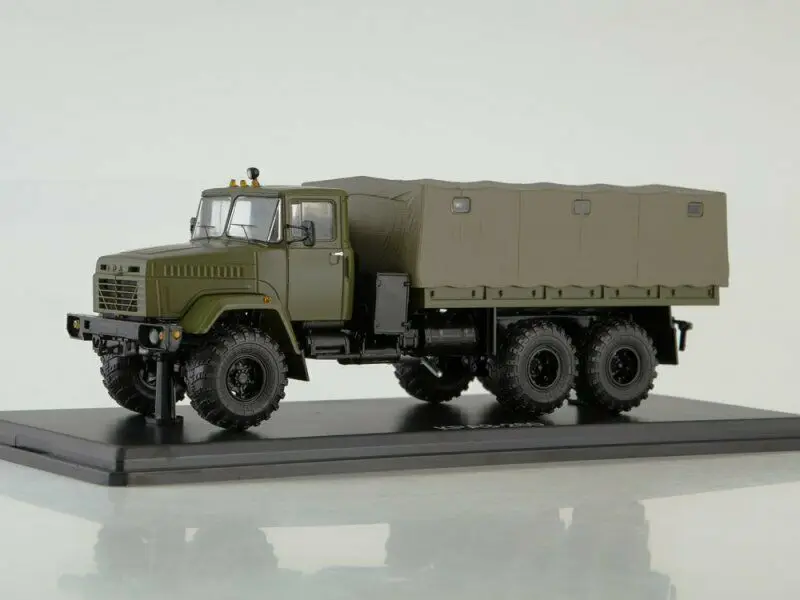 New 1 43 KRAZ-260 ON-BOARD WITH TENT (USSR RUSSIAN CAR) Truck TКРАЗ-260 SSM1323 By Start Scale Models Diecast for Collection