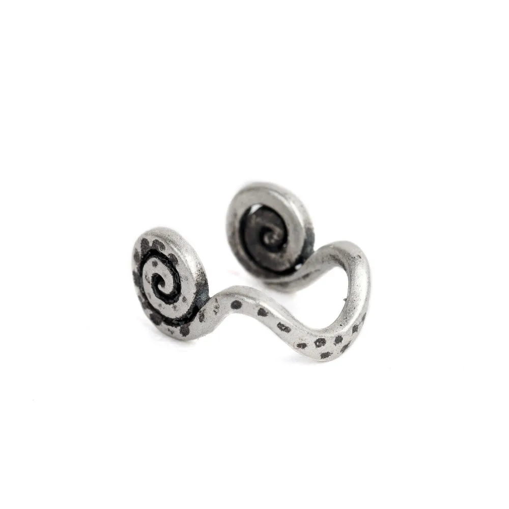 925 Серебряный пирсинг falso nariz anillo для трагуса септума joyeria сексуальный labio aro anillos pendientes anillo nariz клип на серьги - Окраска металла: Small U shape