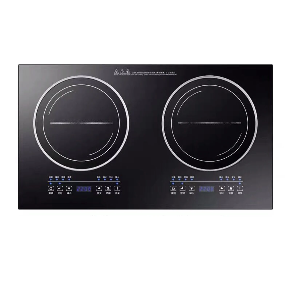 New 2200w Dual Induction Cooker Electric Ceramic New 2200w Dual Induction Cooker