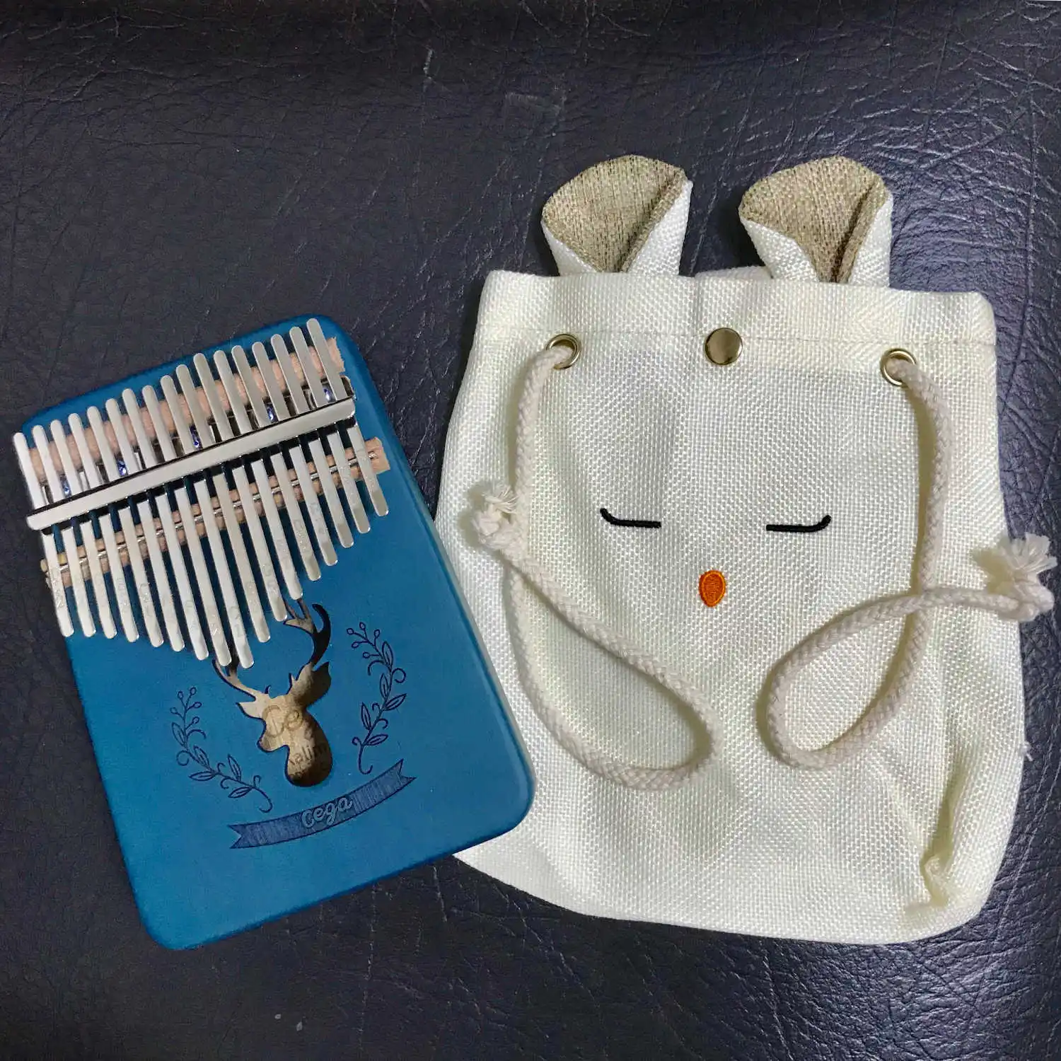 17 клавишным vinger калимба Paino Mbira санза Duim игрушечное пианино карман поддержка Зак