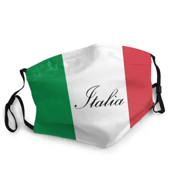 

Flag Of Italy Unisex Reusable Mouth Face Mask Printed Dust Mask Protection Cover Respirator Mouth Muffle