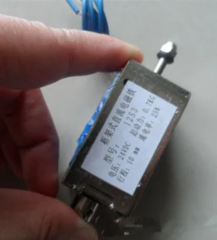 

1pc Small DC 24V Traction Electromagnet 1253 Through Electromagnet