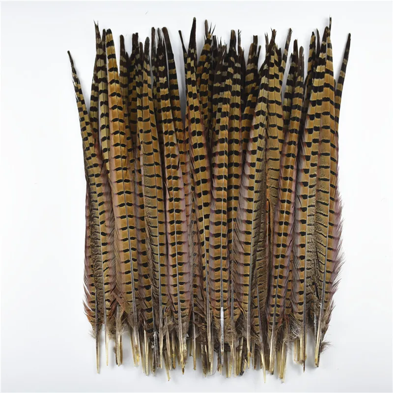

10Pcs/Lot Natural Ringneck Pheasant Tail Feathers for Crafts 15-65cm/6-26" Pheasant Feather Decor Plumas Carnaval Hair Feathers
