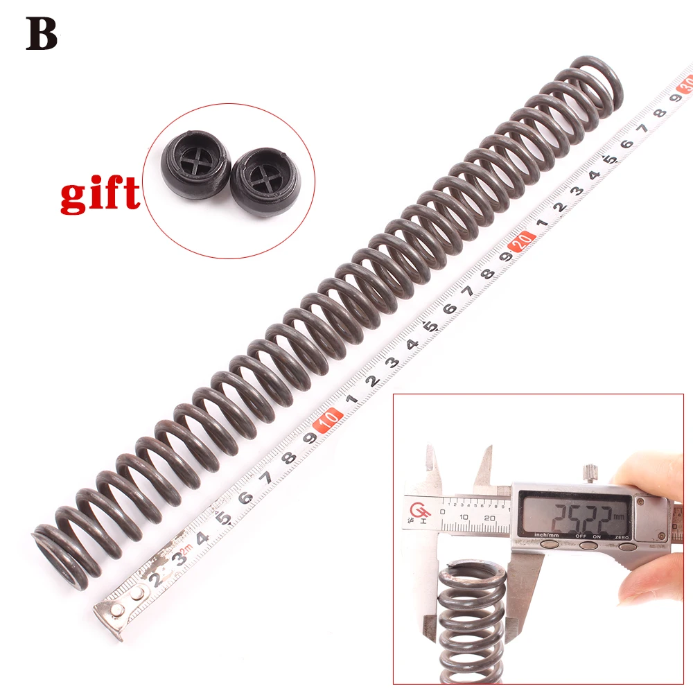 XCR XCM MTB Mountain Bike Oil Spring Front Fork Oil Damping Repair Accessories Spare Parts Shoulder Control / Wire Control - Цвет: Spring -B