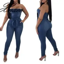 Xnxee европейский и американский сексуальный облегающий стрейчевый джинсовый костюм