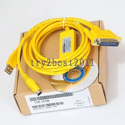 

DHL/EMS 5 Sets*Programming cable for original USB-SC09 MESLEC FX&A USB to RS422 win7 vista -C1