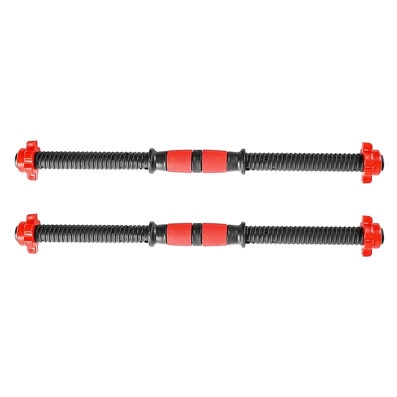 

2Pcs 50cm Dumbbell Bars Weights Set Weightlifting Accessories for Gym Barbells Dumbbell Bars for Gym Home Bodybuilding