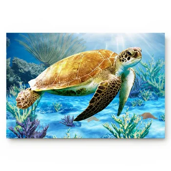 

Ocean Underwater Creature Turtle Coral Simple Door Mats Bedroom Kitchen Bathroom Door Non-slip Mats