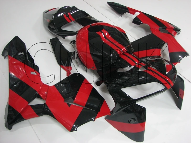 Для CBR 600 RR 05 набор для всего тела CBR 600RR 05 черный красный обтекатель ABS CBR 600RR 2005-2006 корпус Наборы