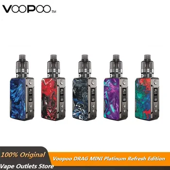 

VOOPOO DRAG Mini Platinum REFRESH EDITION 117W Black Mod Box with 4400mAh Built-In Battery 4.5ml PNP Pod Tank Coils E-Cigarette