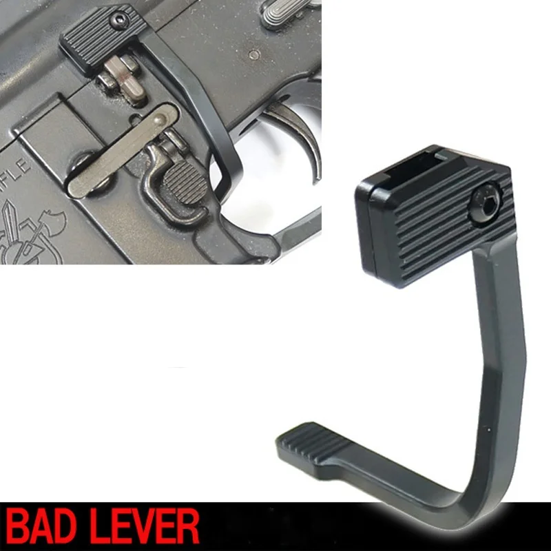 

Tactical Aluminum Alloy Enhanced Bad Lever MAP Bolt Catch Extender Release Lever Ambidextrous Mount-On Side Plate 5.56/223
