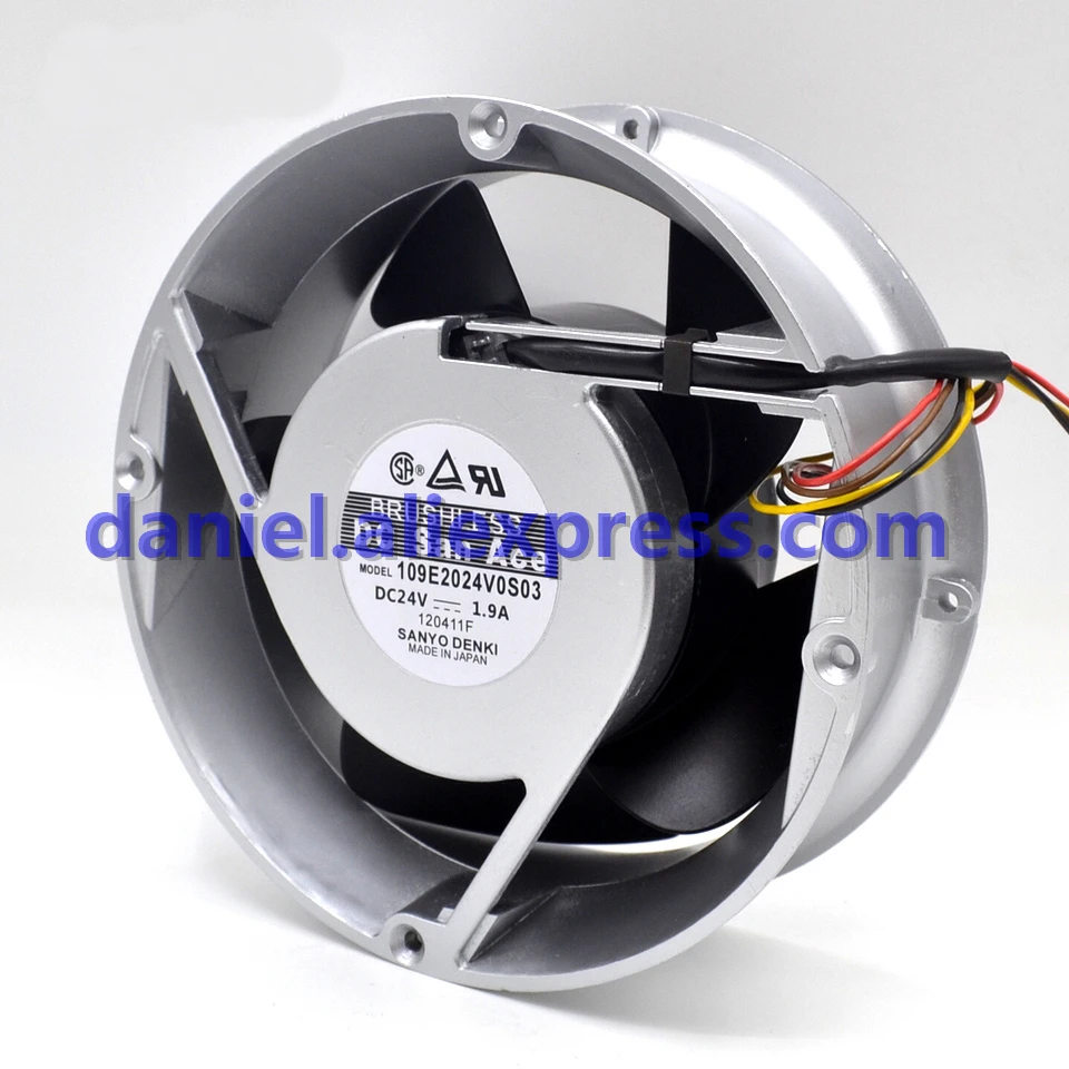 Sanace Ventilador Dissipador de Calor com Alto Volume Circular 200 24v 19a 20cm dc
