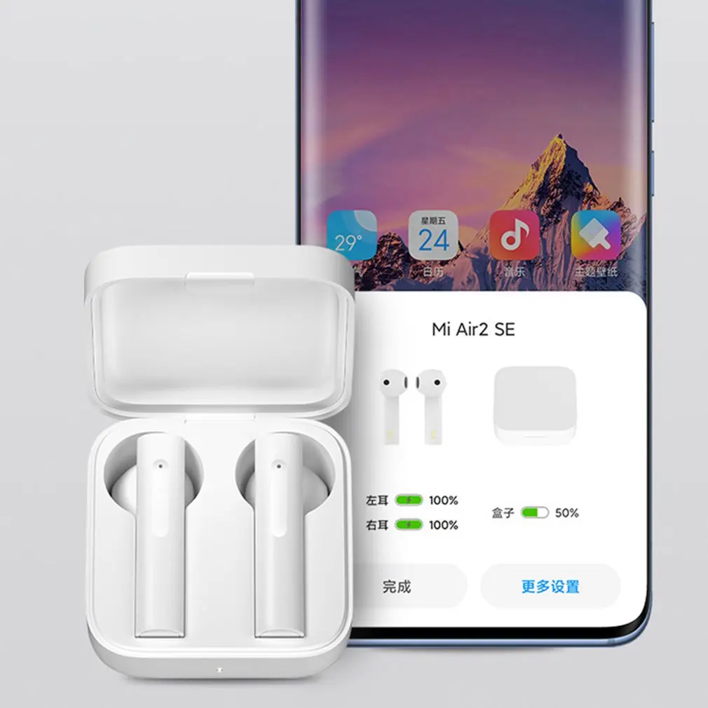 Беспроводные Bluetooth наушники Xiaomi Air2 SE TWS AirDots Pro 2SE SBC/AAC Mi True с низким временем работы