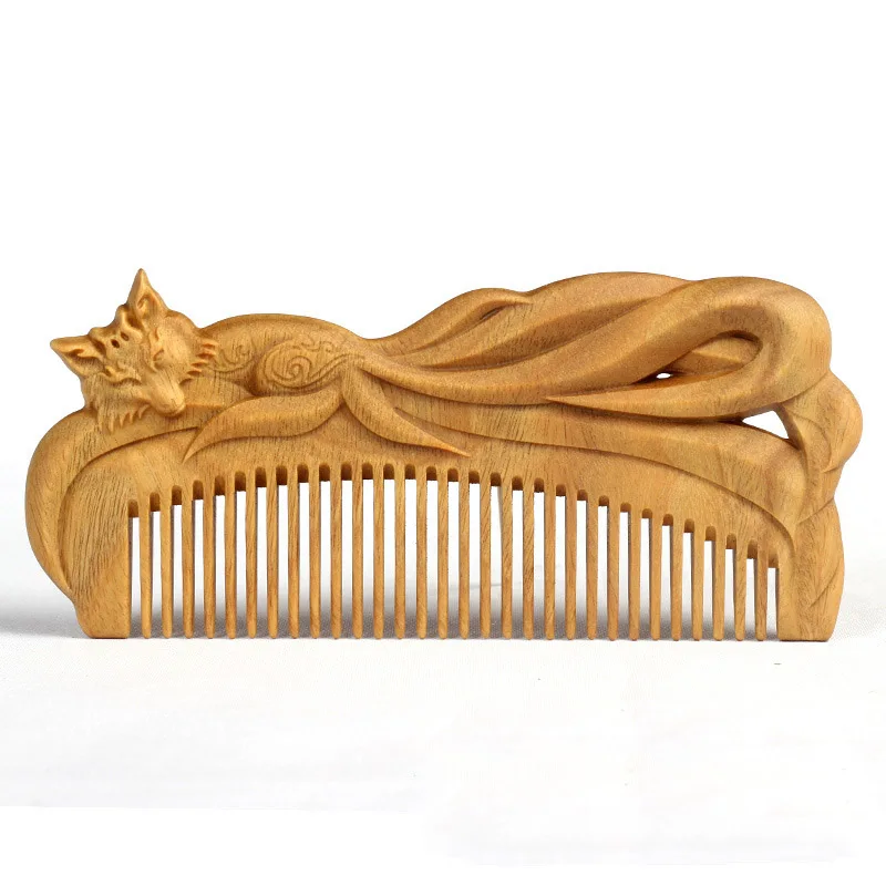 Расческа для волос из сандалового дерева ручной работы 1 шт.|combs for hair styles|style combhair