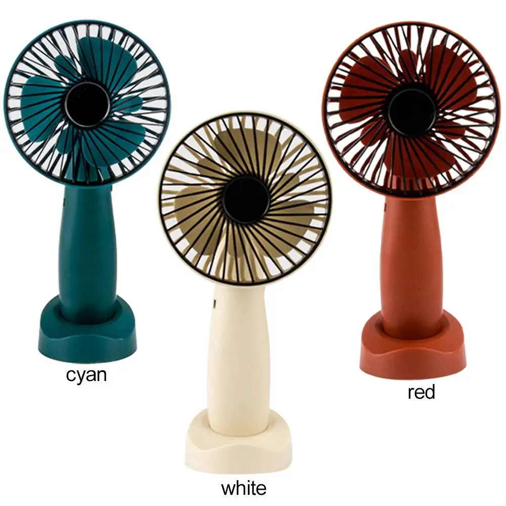 

Handheld USB Rechargeable Portable Fan Summer Mini Cooler Folding Fan Travel Outdoor Home Office Quiet Collapsible Desk Fans