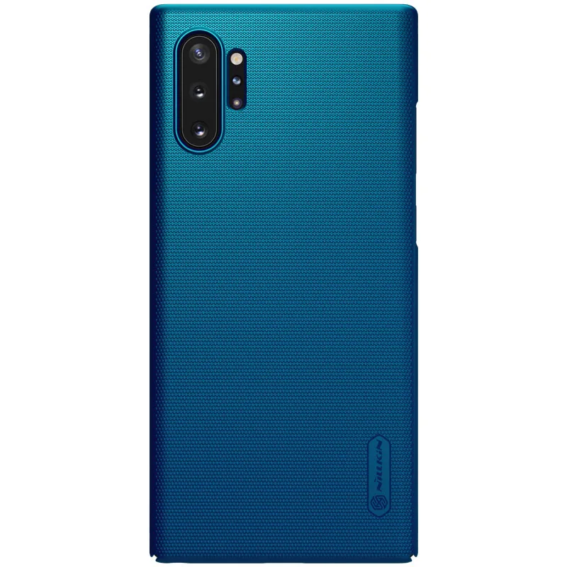 Blue Nillkin для samsung Galaxy Note 10 9 8 S10 S9 S8 Plus S10E чехол Nilkin Матовый Щит Жесткий ПК чехол для samsung Note10 Plus - Цвет: Blue