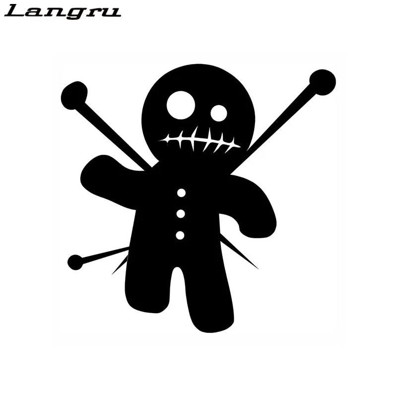 Langru 15 4*15 см кукла вуду наклейка на машину мотоцикл наклейки водонепроницаемые