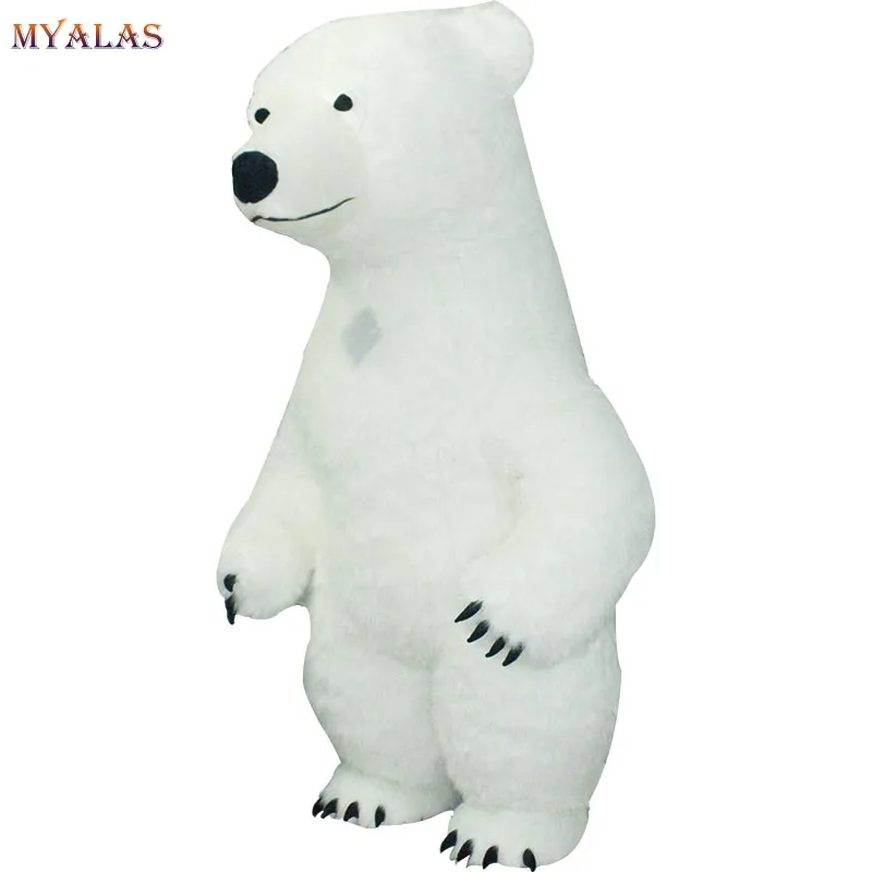 Giant Polar Bear Mascot Costumes Inflatable Costume for Adults mascot costume inflatable accessory