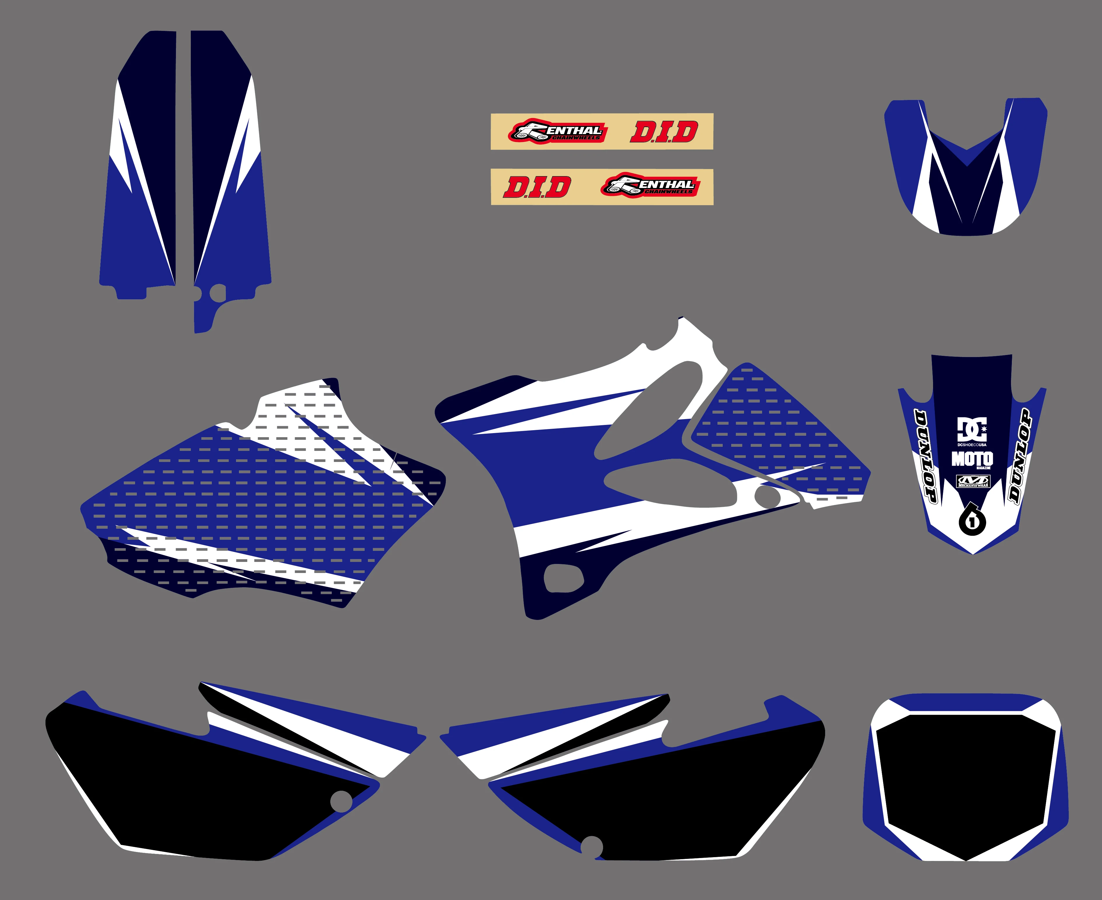 Графика и фоны мотоцикла для Yamaha YZ85 YZ 85 2002 2014|sticker kit|team graphicsfor yamaha |