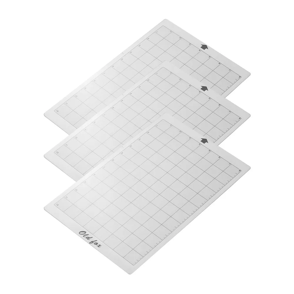 3 шт./компл. 12 * 24in Замена коврик для резки прозрачный липкий коврик с измерительной сетки для silhouette Cameo плоттер инструменты