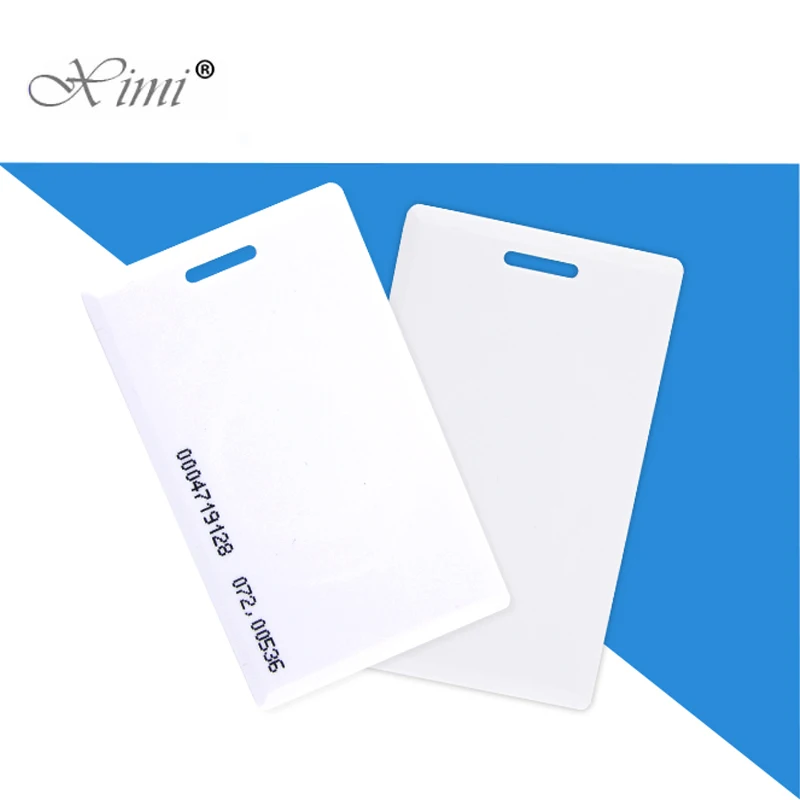 125KHZ/13.56MHZ RFID Card Proximity Card Smart Card For Access Control And Time Attendance System TK4100 ID/IC thick card