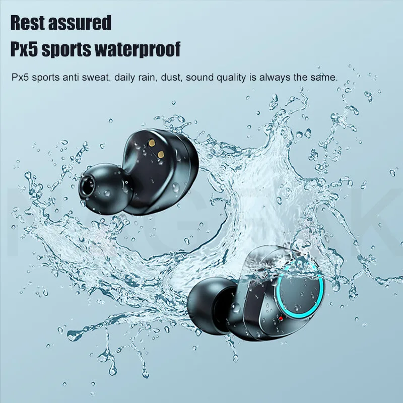 TWS Bluetooth 5.0 Earphones 3500mAh Charging Box Wireless Headphone 9D Stereo Sports Waterproof Earbuds Headsets With Microphone 2