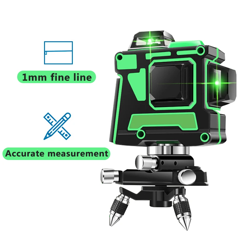 

Green Laser Level 3D Arbitrary Angle Slash Self-leveling 360 Degree Horizontal Vertical Laser Levels Laser Pointer High Power