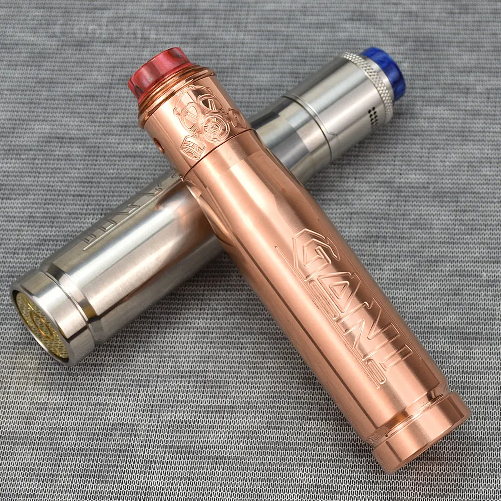 Gani Mod Mechanical with Apocalypse Mechlyfe RDA and drop dead rda 24mm 18650 battery Vape mech mod atomizer E-Cigarette |